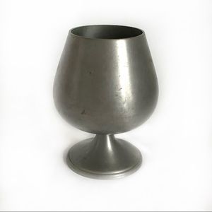 Vintage Josten’s Pewter Oversized Cognac Wine Cup